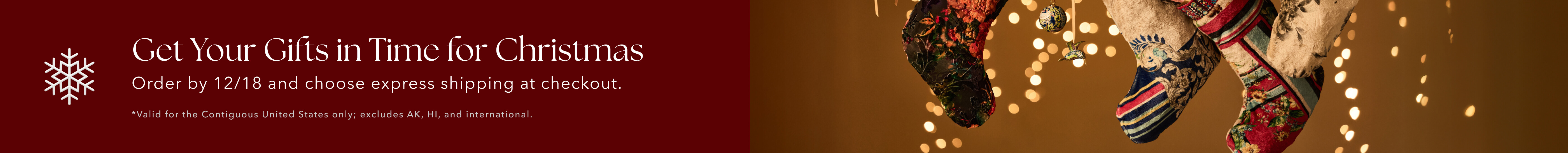 Get you gifts in time for Christmas | Shop Now