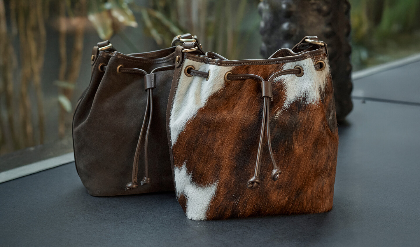 Image of Johnny Was Leather Bucket Bags